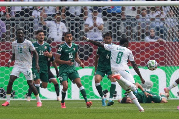 Senegal v Iraq - FIFA World Cup, WM, Weltmeisterschaft, Fussball 2026 - Group I TORONTO, CANADA - JUNE 26: Lamine Camara (8) of Senegal in action during the 2026 FIFA World Cup First Stage Group I match between Senegal and Iraq at Toronto Stadium (BMO Field) in Toronto, Ontario, Canada on June 26, 2026. Mert Alper Dervis Anadolu Ontario Canada. Editorial use only. Please get in touch for any other usage.  Copyright: x2026xAnadoluxMertxAlperxDervisx