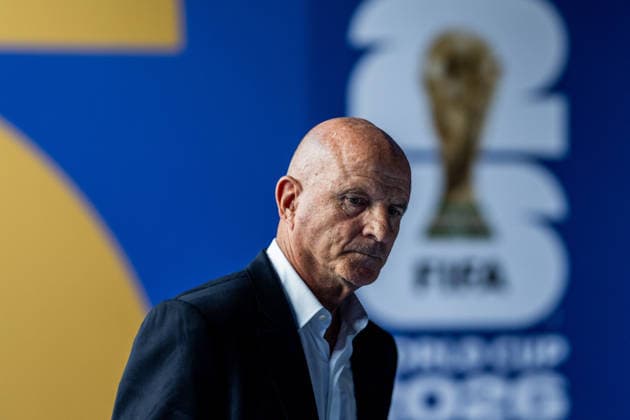 260626 Assistant coach Guy StÃ phan of France during the FIFA World Cup, WM, Weltmeisterschaft, Fussball 2026 group stage football match between Norway and France on June 26, 2026 in Foxborough. Photo: Vegard Grott BILDBYRAN kod VG VG0967 bbeng fotboll football soccer fotball vm fotbolls-vm fotball-vm fotbolls-vm 2026 fifa world cup 2026 norge norway frankrike france boston *** June 26, 2026: Assistant coach Guy Stéphane of France during the 2026 FIFA World Cup group stage soccer match between Norway and France on June 26, 2026 in Foxborough. Photo by Vegard Grott, BILDBYRAN. Code: VG VG0967 bbeng soccer football fotball World Cup soccer World Cup 2026 FIFA World Cup 2026 Norway France Boston  Copyright: VEGARDxGRoTT BB260626VG047
