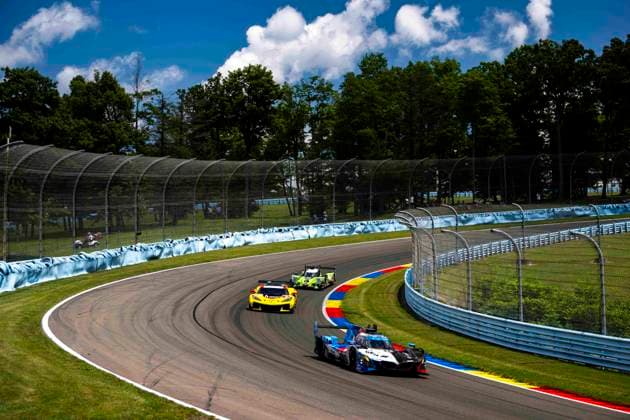 AUTO - 6 HOURS OF THE GLEN 2026 24 VAN DER LINDE Sheldon (zaf), VANTHOOR Dries (bel), BMW M Team WRT, BMW M Hybrid V8, action during the Six Hours of the Glen 2026, 6th round of the 2026 IMSA WeatherTech SportsCar Championship, from June 26 to 28 on the Watkins Glen International in Watkins Glen, New York, United States of America - Watkins GlenUnited States  Copyright: xFabrizioxBoldonix