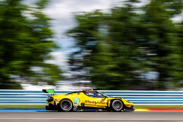 AUTO - 6 HOURS OF THE GLEN 2026 70 IRIBE Brendan (usa), MILLROY Ollie (gbr), EVANS Jaxon (nzl), Inception Racing, Ferrari 296 GT3 Evo, action during the Six Hours of the Glen 2026, 6th round of the 2026 IMSA WeatherTech SportsCar Championship, from June 26 to 28 on the Watkins Glen International in Watkins Glen, New York, United States of America - Watkins GlenUnited States  Copyright: xFabrizioxBoldonix
