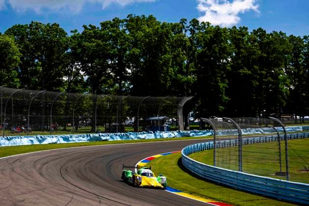 AUTO - 6 HOURS OF THE GLEN 2026 43 CLARKE Jeremy (usa), DILLMANN Tom (fra), GARG Bijoy (usa), Inter Europol Competition, Oreca 07-Gibson, action during the Six Hours of the Glen 2026, 6th round of the 2026 IMSA WeatherTech SportsCar Championship, from June 26 to 28 on the Watkins Glen International in Watkins Glen, New York, United States of America - Watkins GlenUnited States  Copyright: xFabrizioxBoldonix