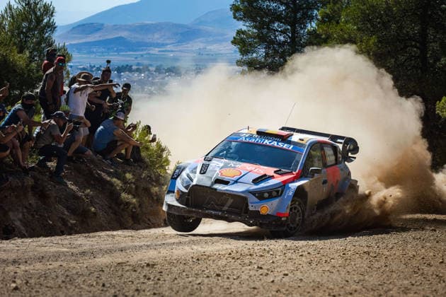 AUTO - WRC, Motorsport Rallye, WM - ACROPOLIS RALLY GREECE 2026 11 Thierry NEUVILLE, Martijn WYDAEGHE, Hyundai i20 N Rally1, action during the 2026 Acropolis Rally Greece, 8th round of the 2026 WRC World Rally Car Championship, from June 25 to 28, 2026 at Loutraki, Greece - LoutrakiGreece  Copyright: xNikosxKatikisx