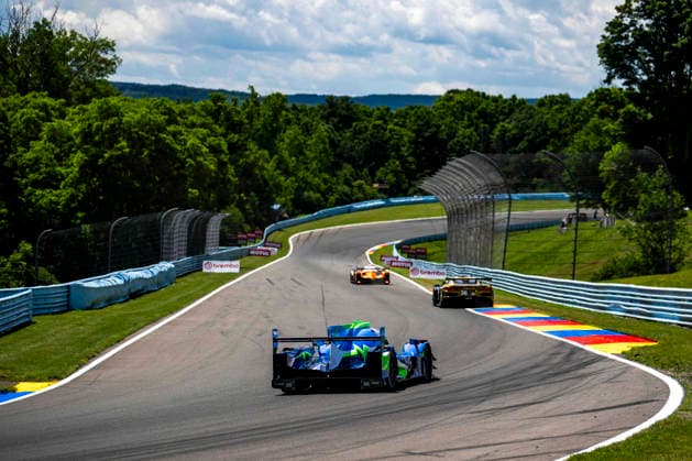 AUTO - 6 HOURS OF THE GLEN 2026 52 GOIKHBERG Misha (can), THOMPSON Parker (can), TINCKNELL Harry (gbr), Bryan Herta Autosport with PR1 Mathiasen, Oreca 07-Gibson, action during the Six Hours of the Glen 2026, 6th round of the 2026 IMSA WeatherTech SportsCar Championship, from June 26 to 28 on the Watkins Glen International in Watkins Glen, New York, United States of America - Watkins GlenUnited States  Copyright: xFabrizioxBoldonix