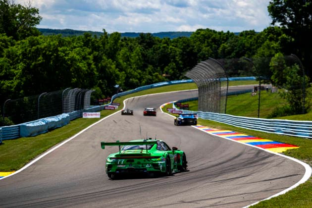 AUTO - 6 HOURS OF THE GLEN 2026 77 KING Harry (gbr), TANDY Nick (gbr), AO Racing, Porsche 911 GT3 R (992.2), action during the Six Hours of the Glen 2026, 6th round of the 2026 IMSA WeatherTech SportsCar Championship, from June 26 to 28 on the Watkins Glen International in Watkins Glen, New York, United States of America - Watkins GlenUnited States  Copyright: xFabrizioxBoldonix