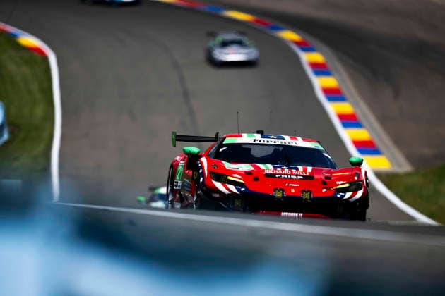 AUTO - 6 HOURS OF THE GLEN 2026 21 FUOCO Antonio (ita), MANN Simon (gbr), UDELL Alec (usa), AF Corse, Ferrari 296 GT3 Evo, action during the Six Hours of the Glen 2026, 6th round of the 2026 IMSA WeatherTech SportsCar Championship, from June 26 to 28 on the Watkins Glen International in Watkins Glen, New York, United States of America - Watkins GlenUnited States  Copyright: xFabrizioxBoldonix