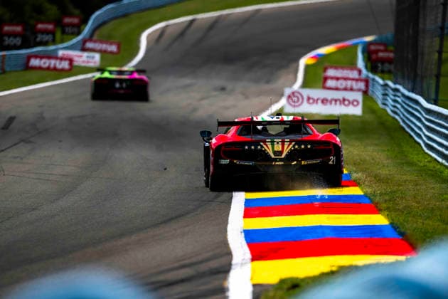 AUTO - 6 HOURS OF THE GLEN 2026 21 FUOCO Antonio (ita), MANN Simon (gbr), UDELL Alec (usa), AF Corse, Ferrari 296 GT3 Evo, action during the Six Hours of the Glen 2026, 6th round of the 2026 IMSA WeatherTech SportsCar Championship, from June 26 to 28 on the Watkins Glen International in Watkins Glen, New York, United States of America - Watkins GlenUnited States  Copyright: xFabrizioxBoldonix