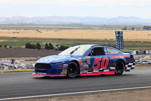 SONOMA, CA - JUNE 26: Trevor Huddleston ( 50 High Point Racing Racecar Factory Ford) during practice for the ARCA Menards Series West General Tire 150 race on June 26, 2026, at Sonoma Raceway in Sonoma, CA. (Photo by Marc Sanchez Sonoma Raceway Icon Sportswire) AUTO: JUN 26 ARCA Menards Series West General Tire 150 EDITORIAL USE ONLY Icon144260626081