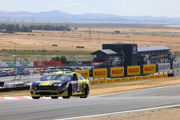 SONOMA, CA - JUNE 26: Robbie Kennealy ( 1 Jan™s Towing Ford) during practice for the ARCA Menards Series West General Tire 150 race on June 26, 2026, at Sonoma Raceway in Sonoma, CA. (Photo by Marc Sanchez Sonoma Raceway Icon Sportswire) AUTO: JUN 26 ARCA Menards Series West General Tire 150 EDITORIAL USE ONLY Icon144260626692