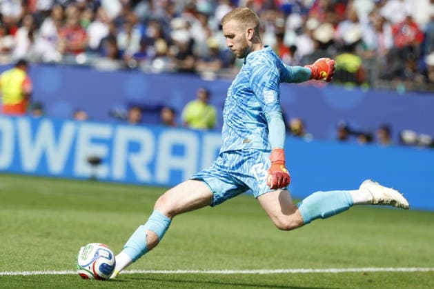FIFA World Cup, WM, Weltmeisterschaft, Fussball 2026 - Group I - Norway vs France Goalkeeper Egil Selvik of Norway in action during the FIFA World Cup 2026 group stage match Norway against France, in Boston, USA, 26 June 2026. BOSTON United States  Copyright: xGREGxM.xCOOPERx