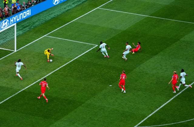 Oscar Bobb of Norway has a shot saved Norway v France, 2026 FIFA World Cup, WM, Weltmeisterschaft, Fussball Group I, Football, Boston Stadium, Foxborough, Massachusetts, USA - 26 Jun 2026Foxborough Boston Stadium Massachusetts (MA) United States of America EDITORIAL USE ONLY No use with unauthorised audio, video, data, fixture lists, club league logos or live services. Online in-match use limited to 120 images, no video emulation. No use in betting, games or single club league player publications.  Copyright: xJavierxGarcia Shutterstockx 16964347bp