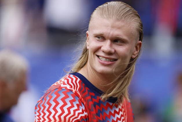 Norway v France: Group I - FIFA World Cup, WM, Weltmeisterschaft, Fussball 2026 Erling Haaland of Norway warms up before the FIFA World Cup 2026 Group I match between Norway and France at Boston Stadium on June 26, 2026 in Foxborough, United States. Foxborough Boston Stadium MA United States Copyright: xAllstarxPicturexLibraryxLtdx