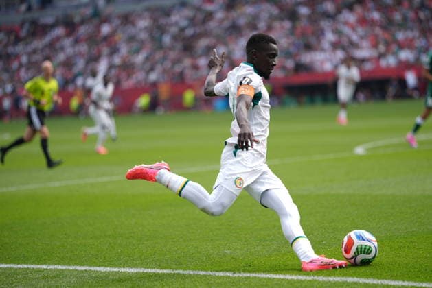 Senegal v Iraq - FIFA World Cup, WM, Weltmeisterschaft, Fussball 2026 - Group I TORONTO, CANADA - JUNE 26: Idrissa Gana Gueye (5) of Senegal in action during the 2026 FIFA World Cup First Stage Group I match between Senegal and Iraq at Toronto Stadium (BMO Field) in Toronto, Ontario, Canada on June 26, 2026. Mert Alper Dervis Anadolu Ontario Canada. Editorial use only. Please get in touch for any other usage.  Copyright: x2026xAnadoluxMertxAlperxDervisx