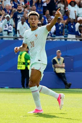 Norway v France: Group I - FIFA World Cup, WM, Weltmeisterschaft, Fussball 2026 Desire Doue of France celebrates 4th goal during the FIFA World Cup 2026 Group I match between Norway and France at Boston Stadium on June 26, 2026 in Foxborough, United States. Foxborough Boston Stadium MA United States Copyright: xAllstarxPicturexLibraryxLtdx
