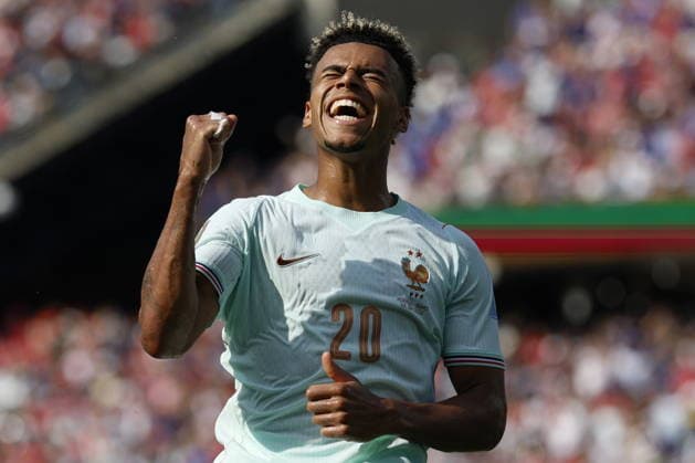 FIFA World Cup, WM, Weltmeisterschaft, Fussball 2026 - Group I - Norway vs France Desire Doue of France celebrates after scoring the 1-4 goal in the FIFA World Cup 2026 group stage match Norway against France, in Boston, USA, 26 June 2026. BOSTON United States  Copyright: xGREGxM.xCOOPERx