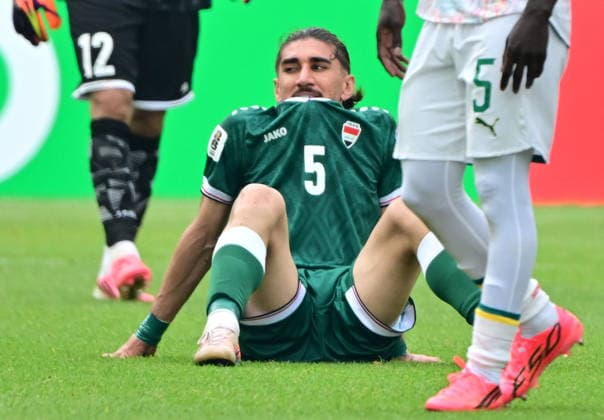 RECORD DATE NOT STATED FIFA World Cup, WM, Weltmeisterschaft, Fussball 2026 - Group I - Senegal vs Iraq Akam Hashim of Iraq sits dejected on the pitch after losing the FIFA World Cup 2026 group stage match Senegal against Iraq, in Toronto, Canada, 26 June 2026. TORONTO United States  Copyright: xEDUARDOxLIMAx