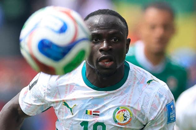 Sadio Mane of Senegal controls the ball in a Group I match of the 2026 FIFA World Cup, WM, Weltmeisterschaft, Fussball between Senegal and Iraq at BMO Field stadium in Toronto, Canada, 26 June 2026. FIFA World Cup 2026 - Group I - Senegal vs Iraq !ACHTUNG: NUR REDAKTIONELLE NUTZUNG!  Copyright: xBienvenidoxVelascox AMDEP7379 20260626-55020723658_1