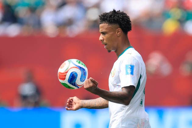 Ismail Jakobs of Senegal controls the ball in a Group I match of the 2026 FIFA World Cup, WM, Weltmeisterschaft, Fussball between Senegal and Iraq at BMO Field stadium in Toronto, Canada, 26 June 2026. FIFA World Cup 2026 - Group I - Senegal vs Iraq !ACHTUNG: NUR REDAKTIONELLE NUTZUNG!  Copyright: xBienvenidoxVelascox AMDEP7382 20260626-55020723664_1
