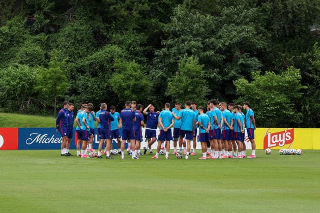 Croatia Training And press conference, PK, Pressekonferenz - FIFA World Cup, WM, Weltmeisterschaft, Fussball 2026 Players during the training session of Croatia one day ahead of the FIFA World Cup 2026 Group L match between Croatia and Ghana at Philadelphia Stadium on June 26, 2026 in Philadelphia, Pennsylvania, United States.  IgorxKralj PIXSELL
