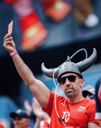 Norway vs France MASSACHUSETTS, MA - 26.06.2026: NORWAY VS FRANCE - Fans during the match between Norway and France in the third round of the group stage of the 2026 World Cup, held at Gillette Stadium in Boston, United States. (Photo: Marcelo Machado de Melo Fotoarena) x2971745x  MarceloxMachadoxdexMelo