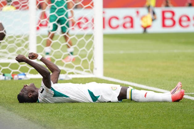 Senegal v Iraq - 2026 FIFA World Cup, WM, Weltmeisterschaft, Fussball Group I Lamine Camara 08 of Senegal celebrates after assist for a goal during the 2026 FIFA World Cup Group I match between Senegal and Iraq at Toronto Stadium. on June 26, 2026 in Toronto, Canada. (Photo by Leonardo Ramirez Eyepix Group) Copyright: xLeonardoxRamirezx xEyepixxGroupx LR26062026-00294