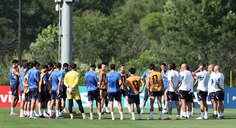 FIFA World Cup, WM, Weltmeisterschaft, Fussball 2026 - Uzbekistan training session Uzbekistan national soccer team players attend a training session in Marietta, Georgia, USA, 26 June 2026. DR Congo faces Uzbekistan on 27 June in a FIFA World Cup 2026 Group K match. MARIETTA United States  Copyright: xRONALDxWITTEKx