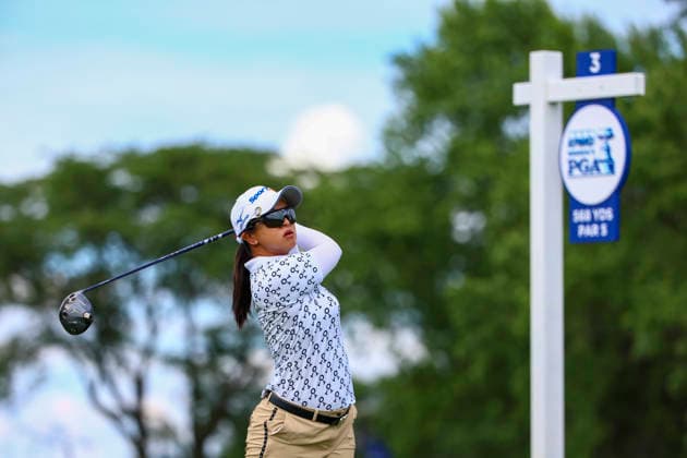 June 26, 2026, Chaska, Minnesota, United States: SEI YOUNG KIM hits a drive at hole three. This is the second day of the 2026 KPMG WomenÃ¢â‚¬â ¢s PGA, Golf Herren Championship at Hazeltine National Golf Course in Chaska Minnesota. 2026 KPMG WomenÃ¢â‚¬â ¢S PGA Championship - Day 2  - ZUMAt166 20260626_zsp_t166_142 Copyright: xMichaelxTurnerx