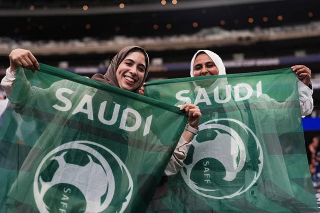 Capo Verde v Saudi Arabia - FIFA World Cup, WM, Weltmeisterschaft, Fussball 2026 - Group H HOUSTON, USA - JUNE 26: Fans gather prior the FIFA World Cup 2026 Group H match between Capo Verde and Saudi Arabia at Houston Stadium on June 26, 2026 in Houston, Texas. Hakan Akgun Anadolu Texas United States. Editorial use only. Please get in touch for any other usage.  Copyright: x2026xAnadoluxHakanxAkgunx