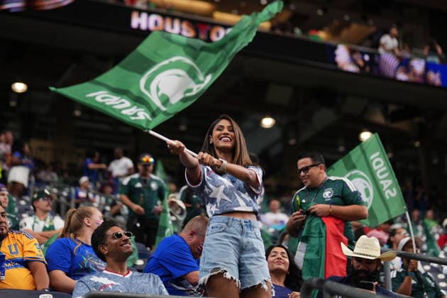 Capo Verde v Saudi Arabia - FIFA World Cup, WM, Weltmeisterschaft, Fussball 2026 - Group H HOUSTON, USA - JUNE 26: Fans gather prior the FIFA World Cup 2026 Group H match between Capo Verde and Saudi Arabia at Houston Stadium on June 26, 2026 in Houston, Texas. Hakan Akgun Anadolu Texas United States. Editorial use only. Please get in touch for any other usage.  Copyright: x2026xAnadoluxHakanxAkgunx