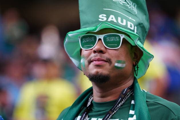 Cape Verde v Saudi Arabia - FIFA World Cup, WM, Weltmeisterschaft, Fussball 2026 - Group H HOUSTON, USA - JUNE 26: Players of Saudi Arabia warm up prior the FIFA World Cup 2026 Group H match between Capo Verde and Saudi Arabia at Houston Stadium on June 26, 2026 in Houston, Texas. Hakan Akgun Anadolu Texas United States. Editorial use only. Please get in touch for any other usage.  Copyright: x2026xAnadoluxHakanxAkgunx
