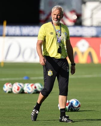 FIFA World Cup, WM, Weltmeisterschaft, Fussball 2026 - DR Congo training session DR Congo national soccer team head coach Sebastien Desabre attends a training session in Kennesaw, Georgia, USA, 26 June 2026. DR Congo faces Uzbekistan on 27 June in a FIFA World Cup 2026 Group K match. KENNESAW United States  Copyright: xRONALDxWITTEKx