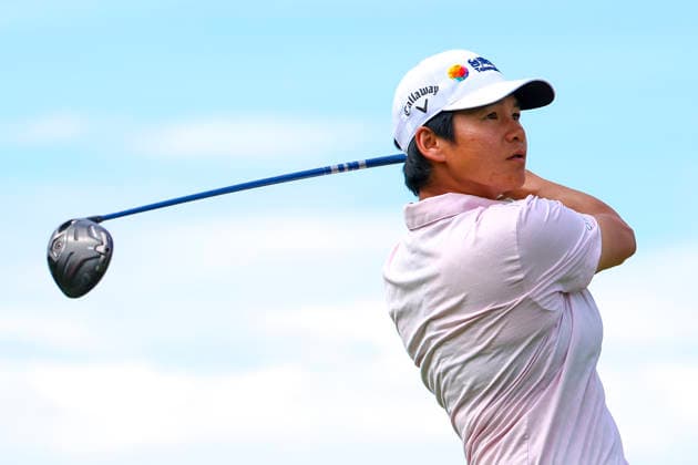 June 26, 2026, Chaska, Minnesota, United States: YANI TSENG watches her drive at hole eleven. This is the second day of the 2026 KPMG WomenÃ¢â‚¬â ¢s PGA, Golf Herren Championship at Hazeltine National Golf Course in Chaska Minnesota. Chaska United States - ZUMAt166 20260626_zsp_t166_127 Copyright: xMichaelxTurnerx