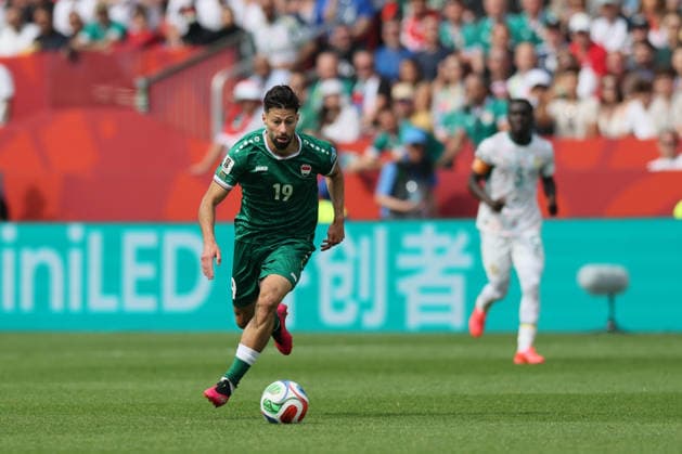 Toronto, Canada - 26 June: Kevin Yakob 19 of Iraq controls the ball during the FIFA World Cup, WM, Weltmeisterschaft, Fussball 2026 match between Senegal vs Iraq at Toronto Stadium on 26 June 2026. Toronto Toronto Stadium Canada Copyright: xOPAxImagesxMohammadxKaramalix