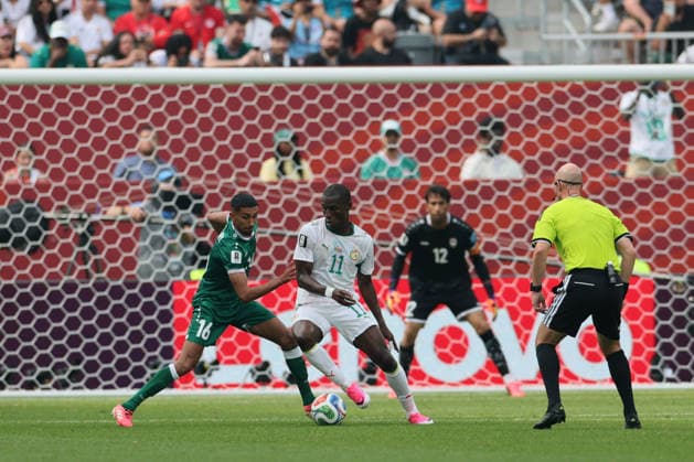 Toronto, Canada - 26 June: Nicolas Jackson 11 of Senegal controls the ball during the FIFA World Cup, WM, Weltmeisterschaft, Fussball 2026 match between Senegal vs Iraq at Toronto Stadium on 26 June 2026. Toronto Toronto Stadium Canada Copyright: xOPAxImagesxMohammadxKaramalix