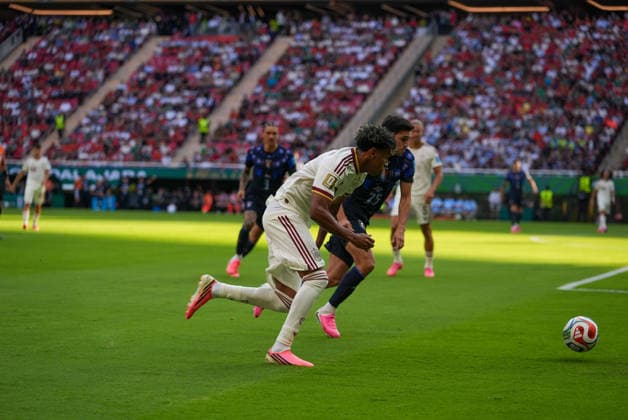 Uruguay v Spain - FIFA World Cup, WM, Weltmeisterschaft, Fussball 2026 - Group H ZAPOPAN, MEXICO - JUNE 26: Lamine Yamal of Spain in action during the 2026 FIFA World Cup First Stage Group H match between Uruguay and Spain at Estadio Akron (Guadalajara Stadium) in Zapopan, Guadalajara, Mexico on June 26, 2026. Juancho Torres Anadolu Jalisco Mexico. Editorial use only. Please get in touch for any other usage.  Copyright: x2026xAnadoluxJuanchoxTorresx