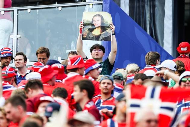 June 26, 2026, Foxborough, Ma, United States of America: Norway fans during the match between Norway and France in the third round of Group I of the 2026 FIFA World Cup, WM, Weltmeisterschaft, Fussball group stage at Boston Stadium, in Foxborough, United States, on Friday, June 26, 2026.(Foto: Brazil Photo Press Brazil Photo Press) INTERNATIONAL Foxborough United States of America - ZUMAv122 0860148716st Copyright: xWilliamxVolcovx