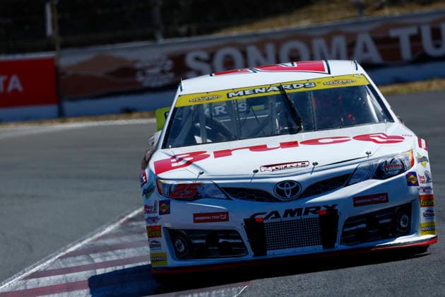 SONOMA, CA - JUNE 26: Sam Corry ( 25 Bruce Toyota) during the General Tire 150 ARCA Menards Series West race on June 26, 2026, at Sonoma Raceway in Sonoma, CA. (Photo by Jeff Speer Sonoma Raceway Icon Sportswire) AUTO: JUN 26 ARCA Menards Series West General Tire 150 EDITORIAL USE ONLY Icon2606262140