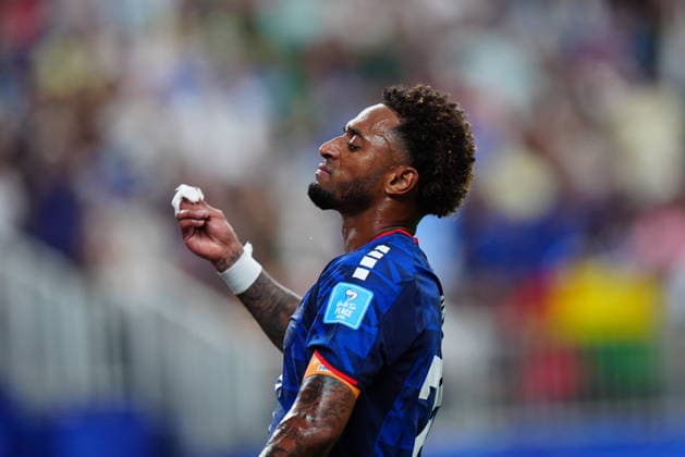 Cape Verde v Saudi Arabia - FIFA World Cup, WM, Weltmeisterschaft, Fussball 2026 - Group H HOUSTON, USA - JUNE 26: Ryan Mendes (20) of Cape Verde gestures during the FIFA World Cup 2026 Group H match between Cape Verde and Saudi Arabia at Houston Stadium on June 26, 2026 in Houston, Texas. Hakan Akgun Anadolu Texas United States. Editorial use only. Please get in touch for any other usage.  Copyright: x2026xAnadoluxHakanxAkgunx