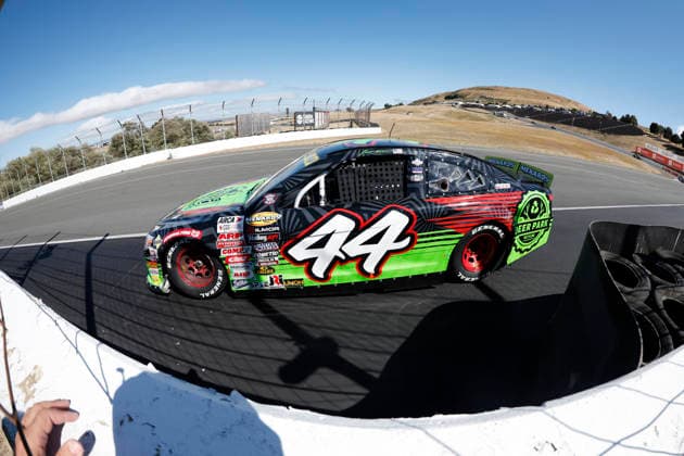 SONOMA, CA - JUNE 26: Jeff Anton ( 44 Deerpark Recycling Squid Decals Chevrolet) during the General Tire 150 ARCA Menards Series West race on June 26, 2026, at Sonoma Raceway in Sonoma, CA. (Photo by Jeff Speer Sonoma Raceway Icon Sportswire) AUTO: JUN 26 ARCA Menards Series West General Tire 150 EDITORIAL USE ONLY Icon2606263153