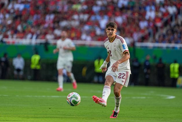 Uruguay v Spain - FIFA World Cup, WM, Weltmeisterschaft, Fussball 2026 - Group H ZAPOPAN, MEXICO - JUNE 26: Pau Cubarsi of Spain in action during the 2026 FIFA World Cup First Stage Group H match between Uruguay and Spain at Estadio Akron (Guadalajara Stadium) in Zapopan, Guadalajara, Mexico on June 26, 2026. Juancho Torres Anadolu Jalisco Mexico. Editorial use only. Please get in touch for any other usage.  Copyright: x2026xAnadoluxJuanchoxTorresx