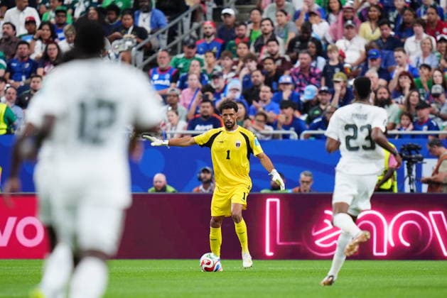 Cape Verde v Saudi Arabia - FIFA World Cup, WM, Weltmeisterschaft, Fussball 2026 - Group H HOUSTON, USA - JUNE 26: Vozinha Dias (1) of Cape Verde in action during the FIFA World Cup 2026 Group H match between Cape Verde and Saudi Arabia at Houston Stadium on June 26, 2026 in Houston, Texas. Hakan Akgun Anadolu Texas United States. Editorial use only. Please get in touch for any other usage.  Copyright: x2026xAnadoluxHakanxAkgunx