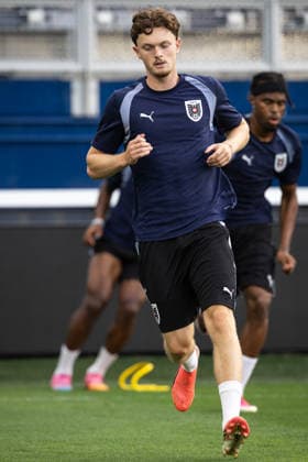 SOCCER - FIFA World Cup, WM, Weltmeisterschaft, Fussball 2026 KANSAS CITY,KANSAS,USA,26.JUN.26 - SOCCER - FIFA World Cup 2026, group stage, Algeria vs Austria, preview, training team AUT. Image shows Paul Wanner (AUT).  GEPAxpictures xArminxRauthner