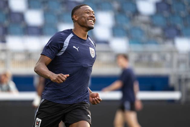 SOCCER - FIFA World Cup, WM, Weltmeisterschaft, Fussball 2026 KANSAS CITY,KANSAS,USA,26.JUN.26 - SOCCER - FIFA World Cup 2026, group stage, Algeria vs Austria, preview, training team AUT. Image shows David Alaba (AUT).  GEPAxpictures xArminxRauthner