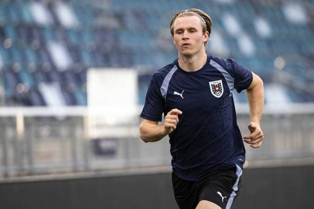 SOCCER - FIFA World Cup, WM, Weltmeisterschaft, Fussball 2026 KANSAS CITY,KANSAS,USA,26.JUN.26 - SOCCER - FIFA World Cup 2026, group stage, Algeria vs Austria, preview, training team AUT. Image shows Patrick Wimmer (AUT).  GEPAxpictures xArminxRauthner