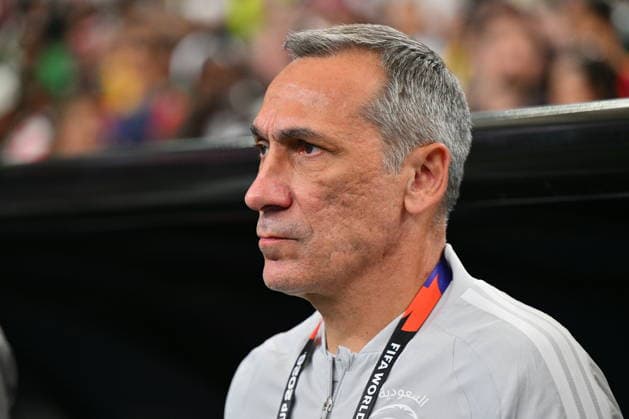 FIFA World Cup, WM, Weltmeisterschaft, Fussball 2026 - Group H - Cape Verde vs Saudi Arabia Saudi Arabia head coach Giorgos Donis before the FIFA World Cup 2026 group stage match between Cape Verde and Saudi Arabia in Houston, USA, 26 June 2026. HOUSTON Texas United States  Copyright: xSAMxWASSONx