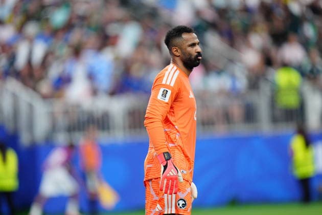 Cape Verde v Saudi Arabia - FIFA World Cup, WM, Weltmeisterschaft, Fussball 2026 - Group H HOUSTON, USA - JUNE 26: Mohammed al-Owais (21) of Saudi Arabia looks on during the FIFA World Cup 2026 Group H match between Cape Verde and Saudi Arabia at Houston Stadium on June 26, 2026 in Houston, Texas. Hakan Akgun Anadolu Texas United States. Editorial use only. Please get in touch for any other usage.  Copyright: x2026xAnadoluxHakanxAkgunx