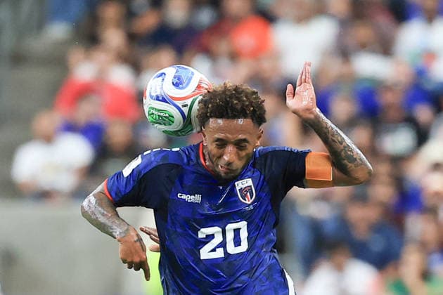 Ryan Mendes of Cape Verde heads the ball during a Group H match at the 2026 FIFA World Cup, WM, Weltmeisterschaft, Fussball between Cape Verde and Saudi Arabia at NRG stadium in Houston, United States, 26 June 2026. FIFA World Cup 2026 - Group H - Cape Verde vs Saudi Arabia !ACHTUNG: NUR REDAKTIONELLE NUTZUNG!  Copyright: xCarlosxRamírezx GR6109 20260627-55020724410_1