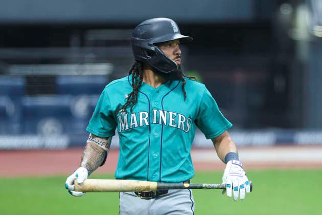 June 26, 2026: Seattle Mariners third baseman J.P. Crawford (3) walks off the field after a called third strike during the fifth inning of the Major League Baseball game between the Seattle Mariners and Cleveland Guardians at Progressive Field in Cleveland, Ohio. CSM Cleveland United States of America - ZUMAc04_ 20260626_zma_c04_254 Copyright: xBrianxFisherx