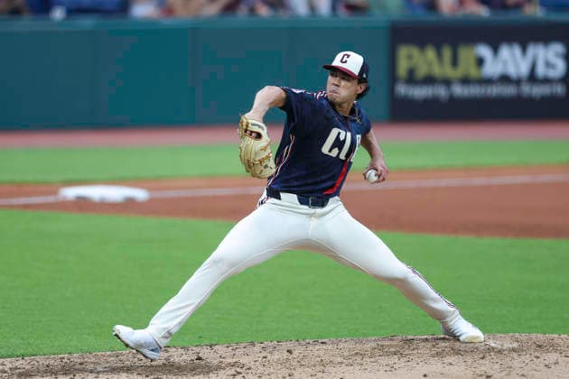 June 26, 2026: Cleveland Guardians pitcher Joey Cantillo (54) pitches the ball during the fifth inning of the Major League Baseball game between the Seattle Mariners and Cleveland Guardians at Progressive Field in Cleveland, Ohio. CSM Cleveland United States of America - ZUMAc04_ 20260626_zma_c04_259 Copyright: xBrianxFisherx