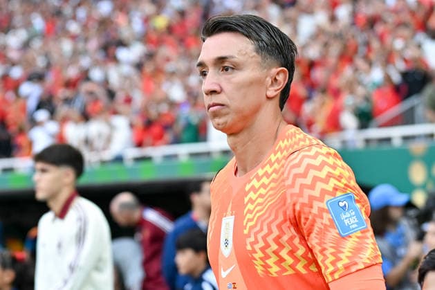 Fernando Muslera of Uruguay looks on prior to FIFA Men’s World Cup 2026 Group Stage football match between Uruguay and Spain at Guadalajara Stadium, in Guadalajara on June 26th 2026 (Photo by Nayra Halm SPP)  Copyright: xNayraxHalm SPPx Sportspressphoto_SPR177887