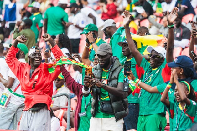 TORONTO, ON - JUNE 26: Senegal supporters are seen before the FIFA World Cup, WM, Weltmeisterschaft, Fussball 2026 Group I match between Senegal and Iraq on June 26, 2026, at Toronto Stadium in Toronto, ON. (Photo by Mathew Tsang Icon Sportswire) SOCCER: JUN 26 FIFA World Cup 26 Group I - Senegal vs Iraq EDITORIAL USE ONLY Icon260626029